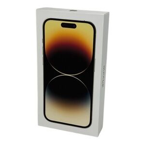 Empty Apple iPhone 14 Pro MQO63LL/A Gold, 128GB Original Box Only
